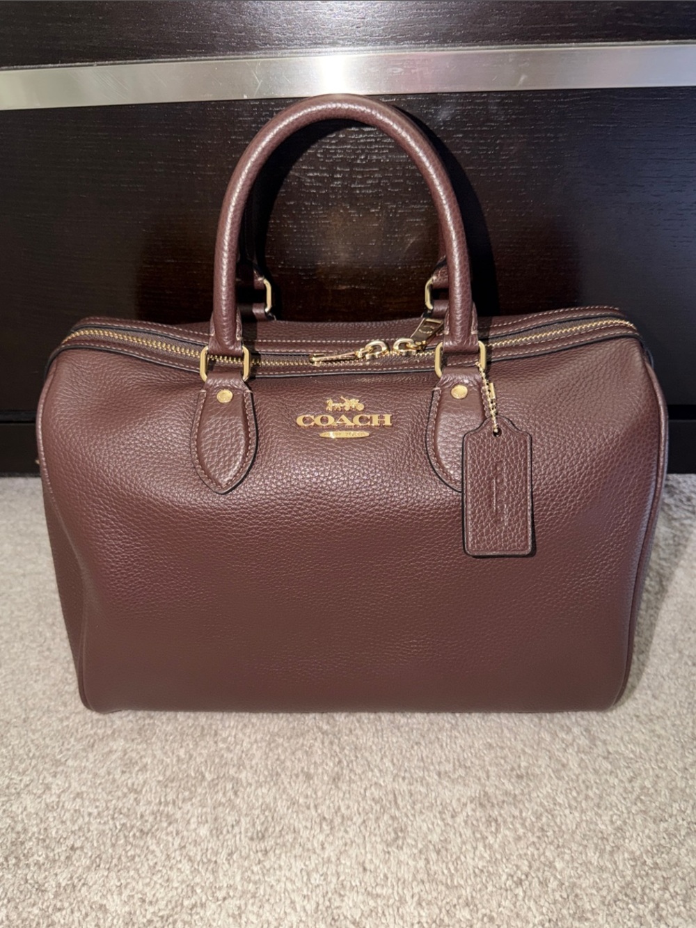 Coach Maple Large Rowan Satchel